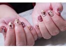 ニュアンスの冬ネイル