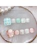 《フット》定額ジェルアート　¥8250