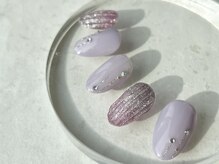 ブレスネイル(brace Nail)/バカラ梅雨ネイル