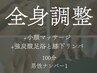 【旅行や出張の合間に】全身調整100分|疲労集中ケア