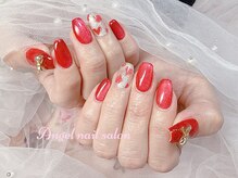 エンジェルネイルサロン(Angel nail salon)/マグネットXハートXリボン