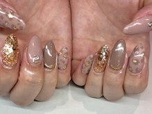 プリズム(PRISM)/ジェルネイルレオパードネイル