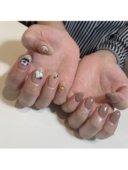 リッカ(Ricca)/＜＜SNOOPY nail＞＞