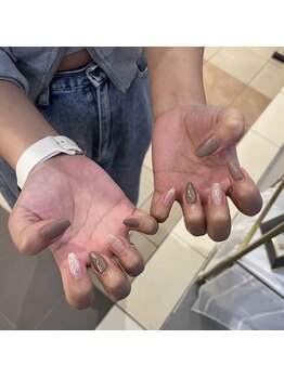 定額×マットニュアンスネイル