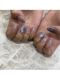 グラデーション×花火