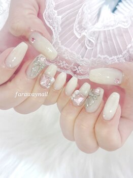 ファラウェイネイル(Faraway nail)/ワンホンネイル☆