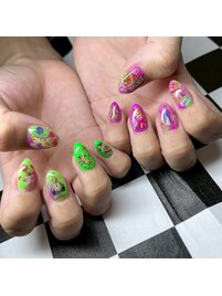 アシンメトリーネイル