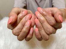 シャイニーネイル(Shiny nail)/コーラルピンクのカラグラ