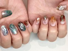 プリズム(PRISM)/ジェルネイル個性派ニュアンス