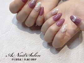 4/22　くすみpink×ハート