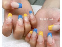 ソンリエ 青竹店(SONRiE)/夏のフレンチネイル！