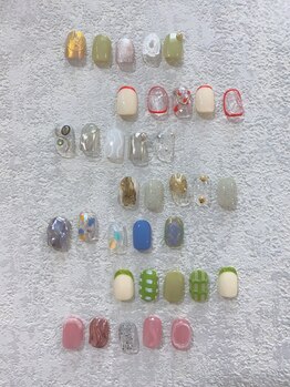 ネイルサロン ティフィン(tiffin)/～８月monthly design～