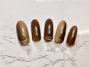 ミオリィ(meoli)/ワンカラー＋縦グラ＋ミラー