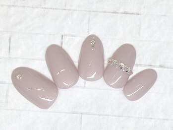 アルセア 上野御徒町店(Alcea)/春ネイル キラキラ シンプル