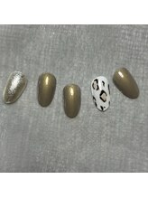 スティラ(Stila)/美フォルム　レオパードネイル