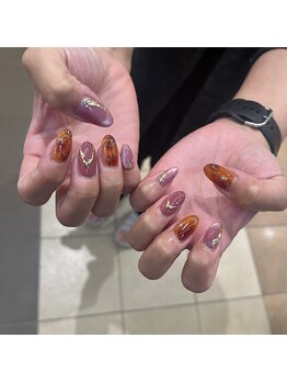 おまかせ秋ネイル