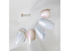 グラティフィー なかもず店(gratify)/【マグネット　マーブルネイル】