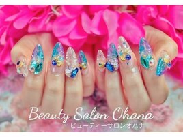 ステンドグラススカルプ