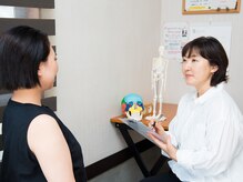 原因を探す上で体や心の状態のカウンセリングを長めに頂きます