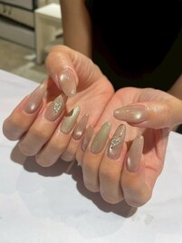 長さだしワンホンネイル