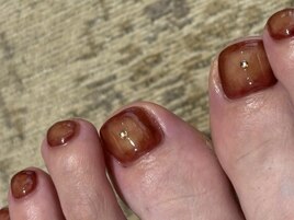 囲みグラデーション ブラウン