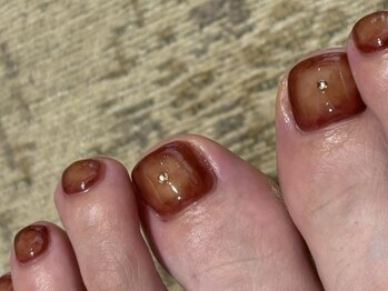 ラクエ(Laque)/囲みグラデーション ブラウン