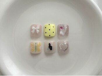 デスタン(destin)の写真/フットネイルが6月限定ワンカラー3800円、親指定額4800円でご案内可能◎
