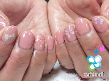 オフィスお上品系ネイル♪