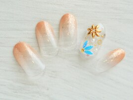 ワンポイント flower