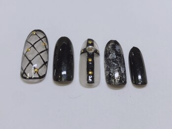 ネイルサロン ネイルクク 桑名駅前店(Nail KUKU)/ブラック!!