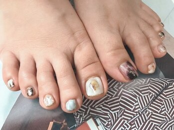 【foot】ニュアンスネイル♪