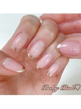 ネイルサロン ベビーピンク(Nail salon BABY PINK)/メタルフレンチ★