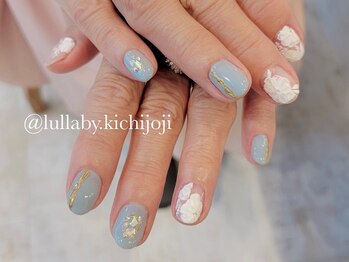 ララバイ 吉祥寺店(LULLABY)/くすみブルーネイル
