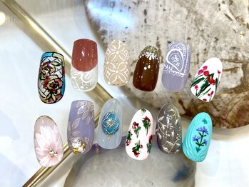 アンネ 表参道(ANNE)/MISAKI指名限定★片手2本繊細Art