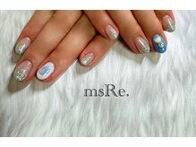 ミスリ(msRe.)/てるてる坊主ネイル