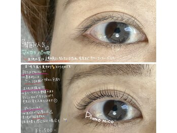 プルームミコ(Plume mico)/韓国で人気！マスカラパーマ