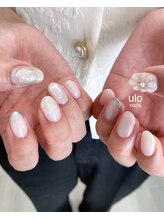 ウロネイルズ(ulo nails)/ぷっくりクリアお花デネイル