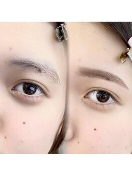 チルアンドアイ 浦安駅前店(Chill&Eye)/美眉スタイリング/BeforeAfter