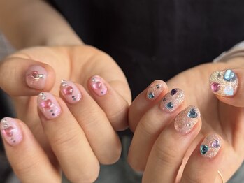 ゆびノさき +tennoji/アシメネイル