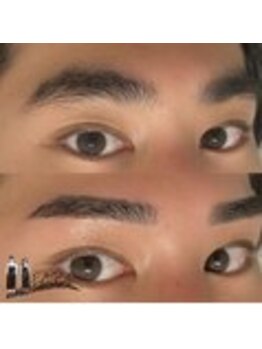 イーグル 梅田(EAGLE)/メンズストレート眉/メンズ眉毛