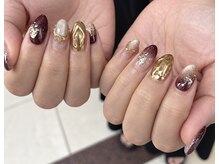 メゾンミズホ(Maison Mizuho)/秋ニュアンスネイル