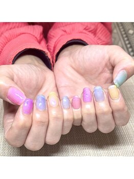 アンドミーネイル 蒲田(&me.nail)/ワンカラー シアーカラー 透明感