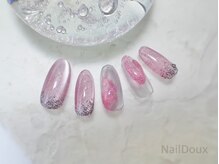ネイル ドゥ 岡山駅前店(Nail Doux)/透け感ぷっくりネイル
