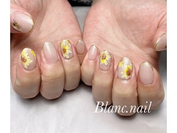 向日葵ネイル