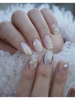 Nati nailの写真/【ニュアンス×韓国系】絶妙な色使いでトレンドの指先に★持ち込み＆豊富サンプルで理想のデザインを実現