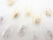 ネイルサロン クイール 小山店(NAIL SALON QUILL)/ラメグラデ×ホイル♪