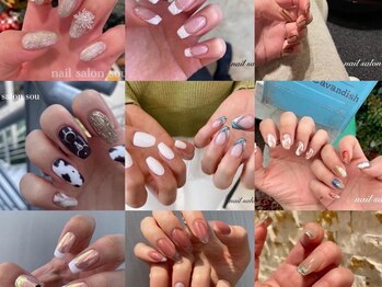 ネイルサロン ソウ 心斎橋店(Nail Salon Sou)の写真/【心斎橋】*Art10本¥7900*とにかく可愛いデザイン多数☆角質ケアもOK！お出かけが楽しくなる自慢の素足に◎