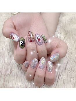 リボン ド ティアラ(Ribbon de Tiara)/中国出張ネイル