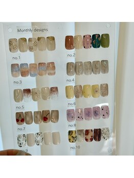 ネイルムード(Nail mood)/3月定額デザイン
