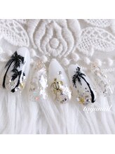 たゆ ネイル(たゆnail)/キラキラヤシの木ネイル